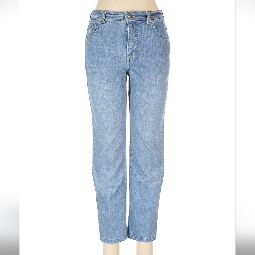 Gloria Vanderbilt Blue Straight Leg Jeans Timeless Style